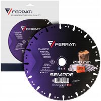 FERRATI TARCZA DIAMENTOWA TNĄCA SEMPRE Ø125mm x 22,23mm
