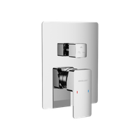 Keria bateria prysznicowo-wannowa podtynkowa 3 funkcyjna, chrom