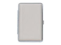 Papierośnica Skórzana SLIM na Cienkie Papierosy Jasny, Gołębi Szary Kolor