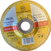 TARCZA 125X6.4 DO SZLIFOWANIA METALU STALI ŻELIWA 125 X 6.4 SZLIFIERSKA