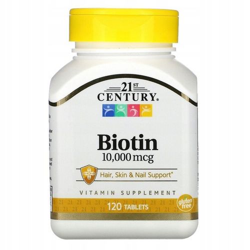 21st Century Biotin MAX biotyna 120 tabletek na Arena.pl