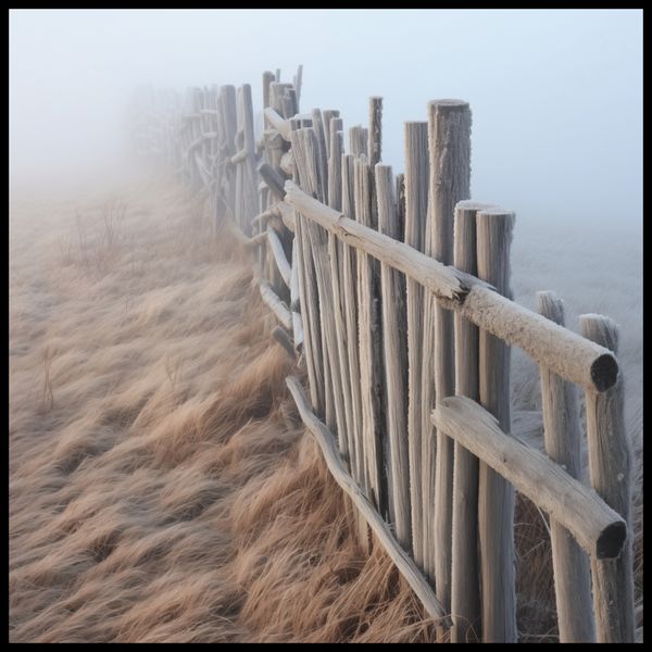 Plakat 70x70cm Mgła nad Wydmami zdjęcie 2