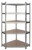 Regał magazynowy metalowy Thomas 180 x 90 x 40 cm max 175 kg na półkę