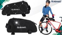 TORBA SAKWA NA RAME ROWERU ROWEROWA WODOODPORNA Z PLECIONKĄ ODBLASKOWA 1L