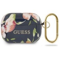 guess guacaptpubkfl03 airpods pro coverniebieski/blue n.3 flower collection