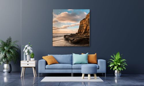 OBRAZ NA PŁÓTNIE 043 Klif 40x40cm na Arena.pl