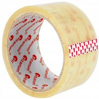 TAŚMA PAKOWA przeźroczysta 48mm x 66m zestaw 6 sztuk Titanum AKRYLOWY KLEJ