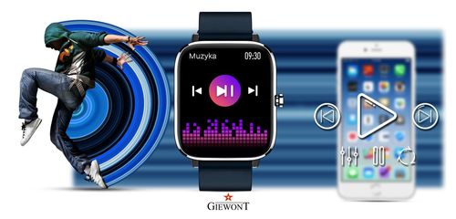 Smartwatch Giewont Dynamic SmartCall GW230-4 - Silver/Deep Ocean na Arena.pl