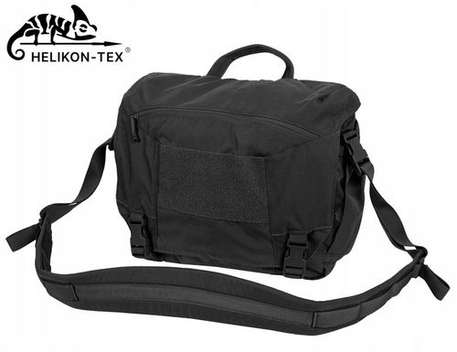 TORBA NA RAMIĘ MIEJSKA URBAN COURIER BAG MEDIUM 9,5L HELIKON Black na Arena.pl