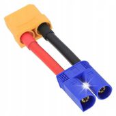 ADAPTER GENSACE PRZEJŚCIÓWKA DO BATERII WTYK XT90 MĘSKI DO EC5 ŻEŃSKIEGO