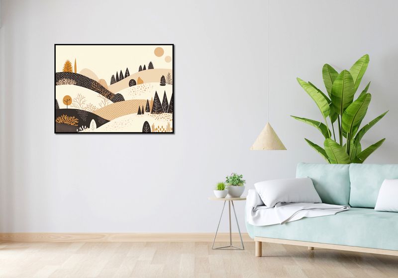 Plakat 100x75cm Jesień w Wzgórzach zdjęcie 4