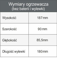 Ogrzewacz wody DAFI 4,5 kW 230 V z baterią w kolorze chrom zdjęcie 12