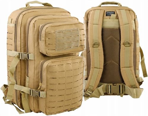 PLECAK WOJSKOWY TAKTYCZNY DOMINATOR WARRIOR LASER CUT MILITARNY 36L Tan na Arena.pl
