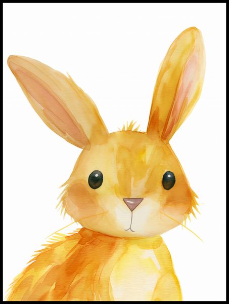Plakat 75x100cm Słodki Zajączek zdjęcie 2