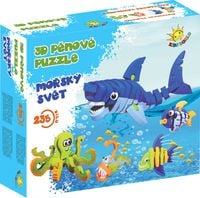 Puzzle przestrzenna 3D piankowe zwierzątka morski świat
