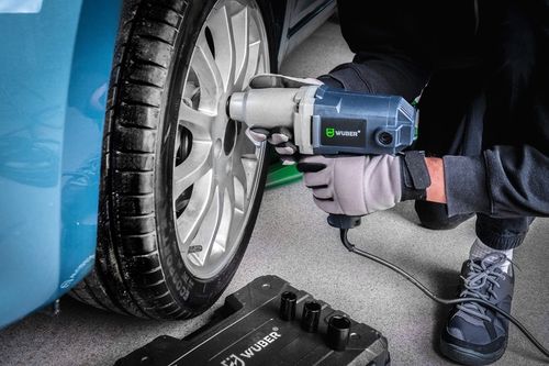 KLUCZ UDAROWY DO KÓŁ ELEKTRYCZNY 2200W 800Nm 1/2" MOCNY Z ZESTAWEM NASADEK na Arena.pl