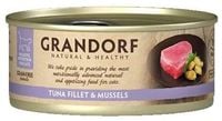 Grandorf  Mokra karma Cat Tuna Fillet&Mussels 70gr