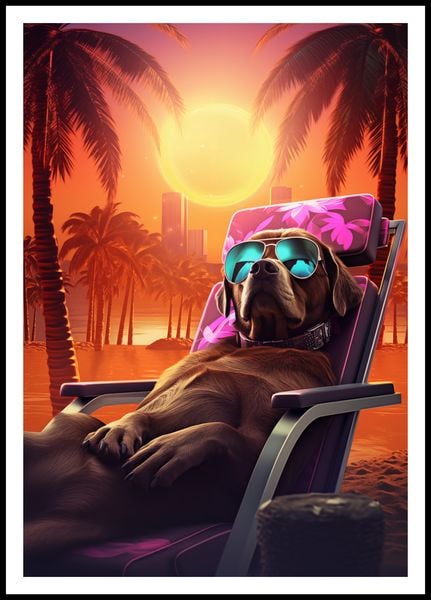 Plakat 68x98cm Lato w Stylu zdjęcie 3