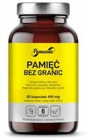 Yango Panaseus PAMIĘĆ BEZ GRANIC 50kaps GINKGO BILOBA ŻEŃ-SZEŃ GOTU KOLA