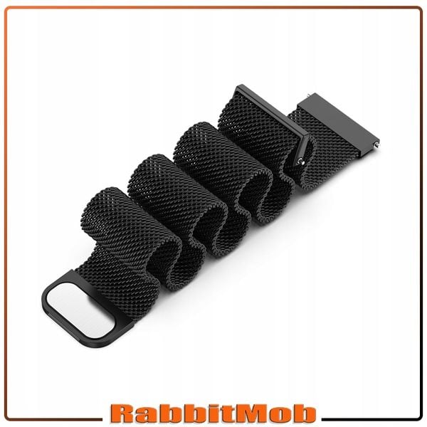 PASEK BRANSOLETA DO XIAOMI REDMI WATCH 5 ACTIVE / 5 LITE - CZARNY zdjęcie 3