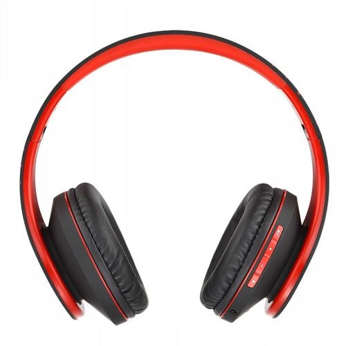 słuchawki powerlocus bezprzewodowe czarno-czerwone bluetooth / microsd / fm na Arena.pl
