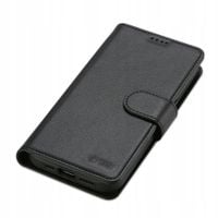 WALLET ETUI CASE COVER PORTFEL DO MAGSAFE NA IPHONE 16E - LEATHER BLACK