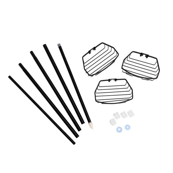 Półka teleskopowa pod prysznic do wanny aluminowa czarna - Yoka zdjęcie 4