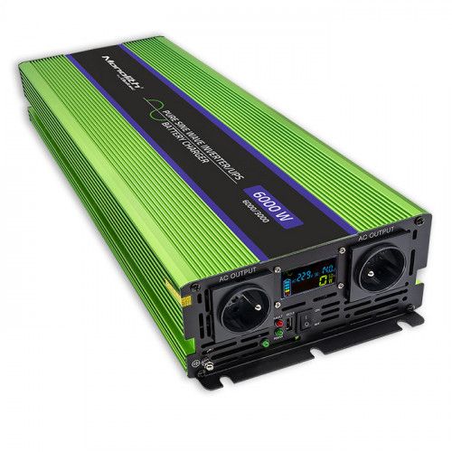 PRZETWORNICA MONOLITH CZYSTY SINUS 12V/230V LCD 3000W zdjęcie 1