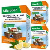 MICROBEC Preparat do szamb i przydomowych oczyszczalni ścieków PAKIET 3 SZT