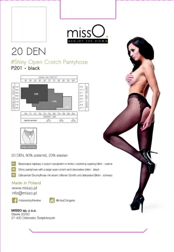 misso p201 rajstopy z otwartą strefą komfortu czarne l/xl na Arena.pl
