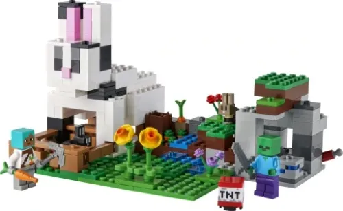 LEGO Minecraft Królicza farma 21181 na Arena.pl