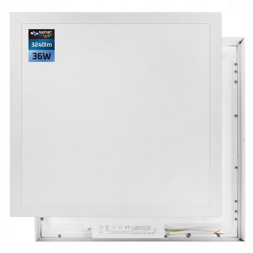 Panel LED Lampa sufitowa plafon 36W NATYNKOWY kaseton 40x40cm na Arena.pl