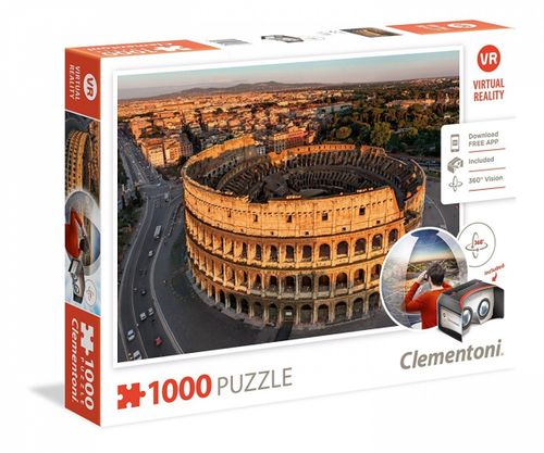 Clementoni 1000 Elementów Virtual Reality - Rzym na Arena.pl