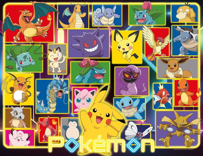 Puzzle Ravensburger 2000 elementów Pokémon zdjęcie 2