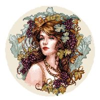 Kanwa z nadrukiem - Piękno jesieni (7362)