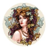 Kanwa z nadrukiem - Piękno jesieni (7362)