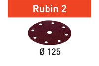 KRĄŻKI ŚCIERNE RUBIN2 STF D125/8 P80 RU2/50 - FE 499095