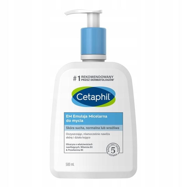 Cetaphil EM Emulsja micelarna do mycia 500 zdjęcie 1