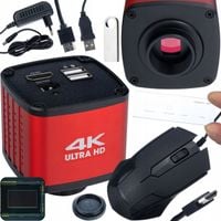 VEGA PRO KAMERA MIKROSKOPOWA 4K 60FPS FULL HDMI USB CMOS SONY 8.4MP C-MOUNT