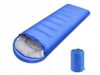 ŚPIWÓR TURYSTYCZNY Z KAPTUREM MUMIA KOŁDRA CIEPŁY