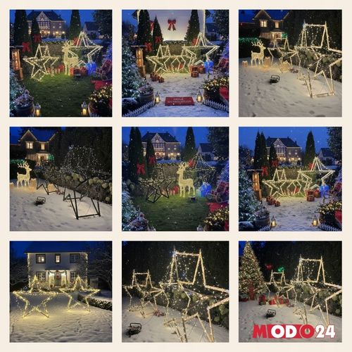 Gwiazda zawieszana świąteczna łatwe składanie ModoStar 189cm IMPREGNAT eko na Arena.pl