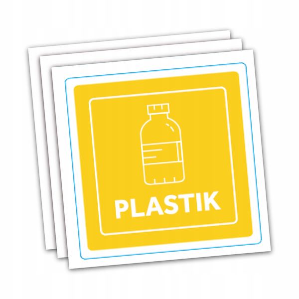Naklejka segregacyjna PLASTIK zdjęcie 1