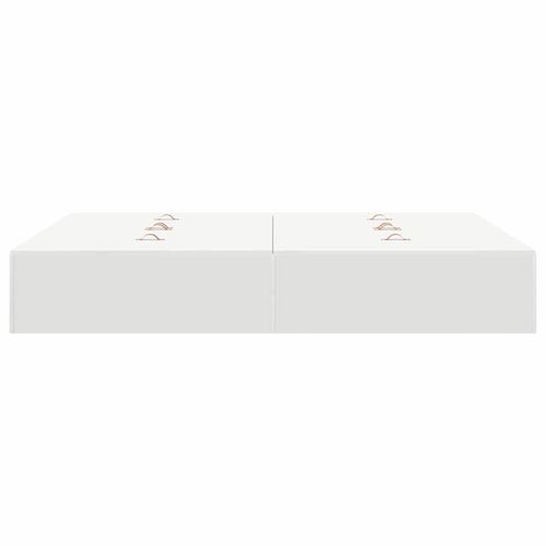 Ramka łóżka Biały 200 x 140 x 31.5 cm Materiał drewnopochodny na Arena.pl