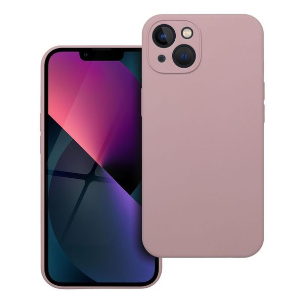Futerał SILICONE 2mm do IPHONE 13 pudrowy róż zdjęcie 1
