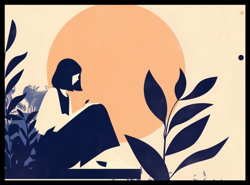 Plakat 55x40cm Kontemplacja na Arena.pl