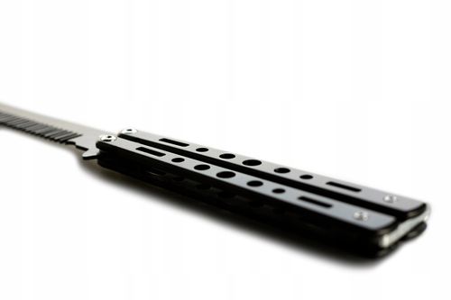 Nóż motylkowy motyl treningowy składany grzebień na Arena.pl