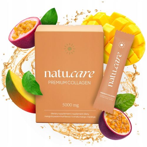 Kolagen Na stawy Rybi Do Picia w Proszku Natu Care 5000 mg Mango-Marakuja na Arena.pl