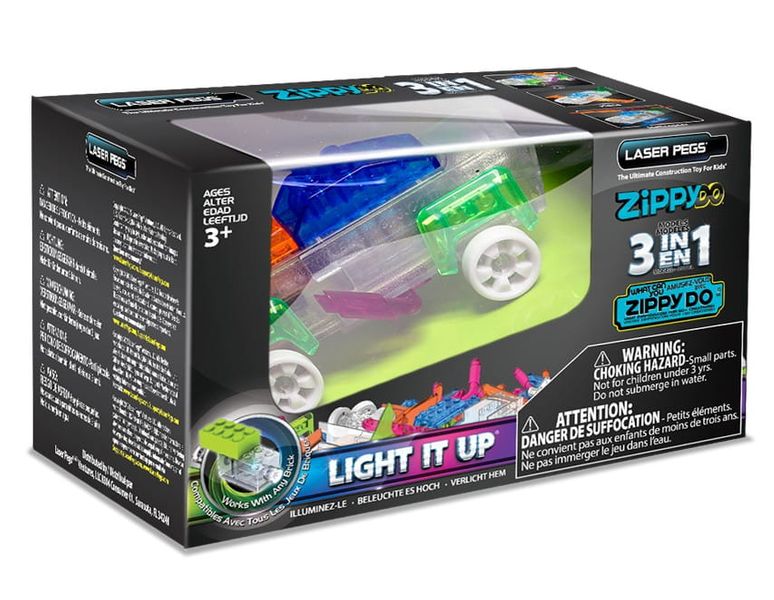 Laser Pegs Świecące Klocki Zippy Do 3W1 Zd002B zdjęcie 1