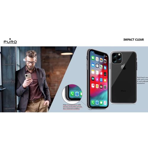 PURO Impact Clear Etui do iPhone 11 (przezroczysty) na Arena.pl