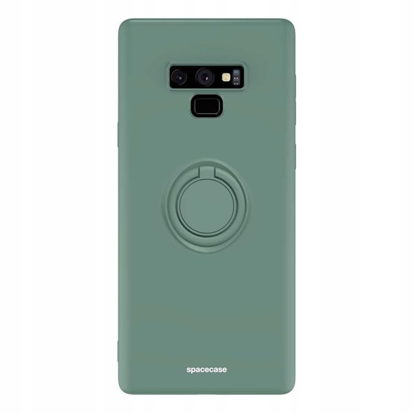 Spacecase Silicone Ring Galaxy Note 9 Dark Green zdjęcie 7